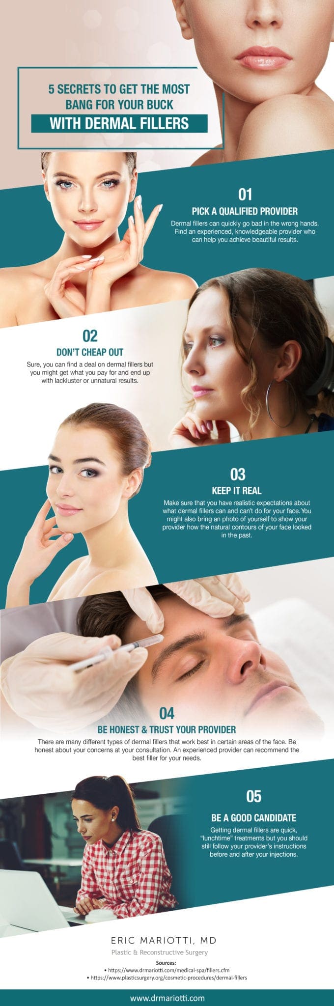 5 Secrets to Get the Most Bang for Your Buck with Dermal Fillers [Infographic] img 1
