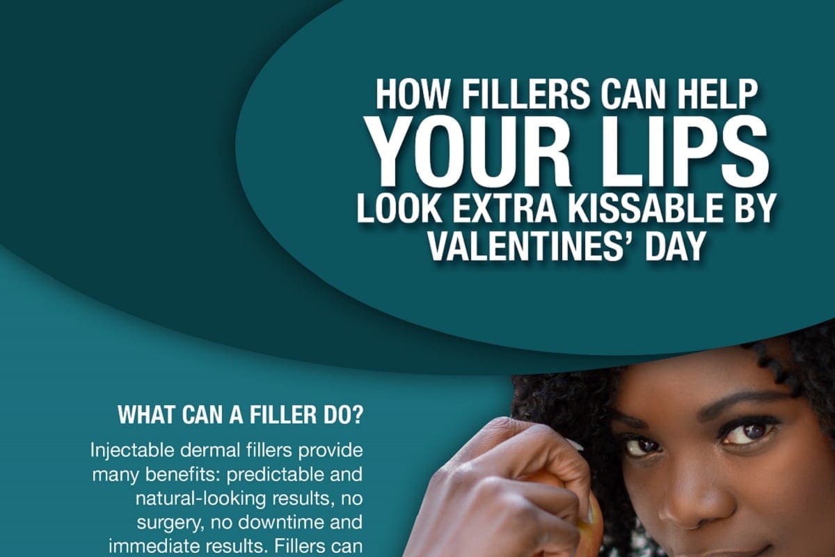 How Fillers Can Help Your Lips Look Extra Kissable by Valentine's Day [Infographic]