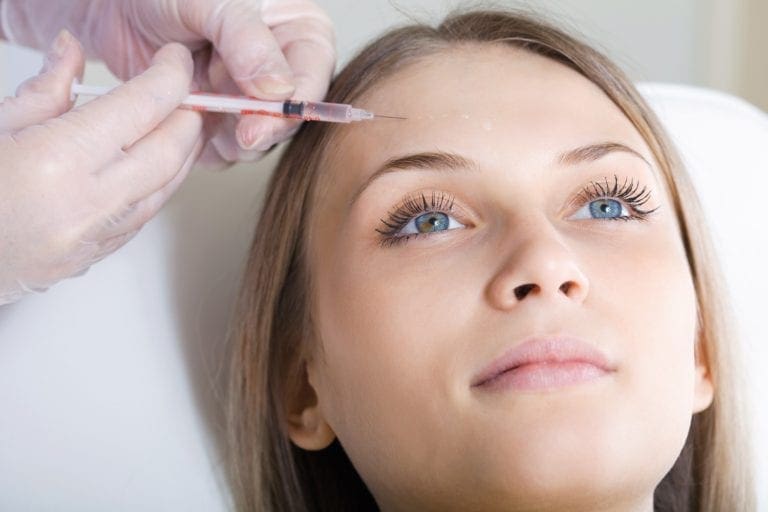 botox or hyaluronic acid injection